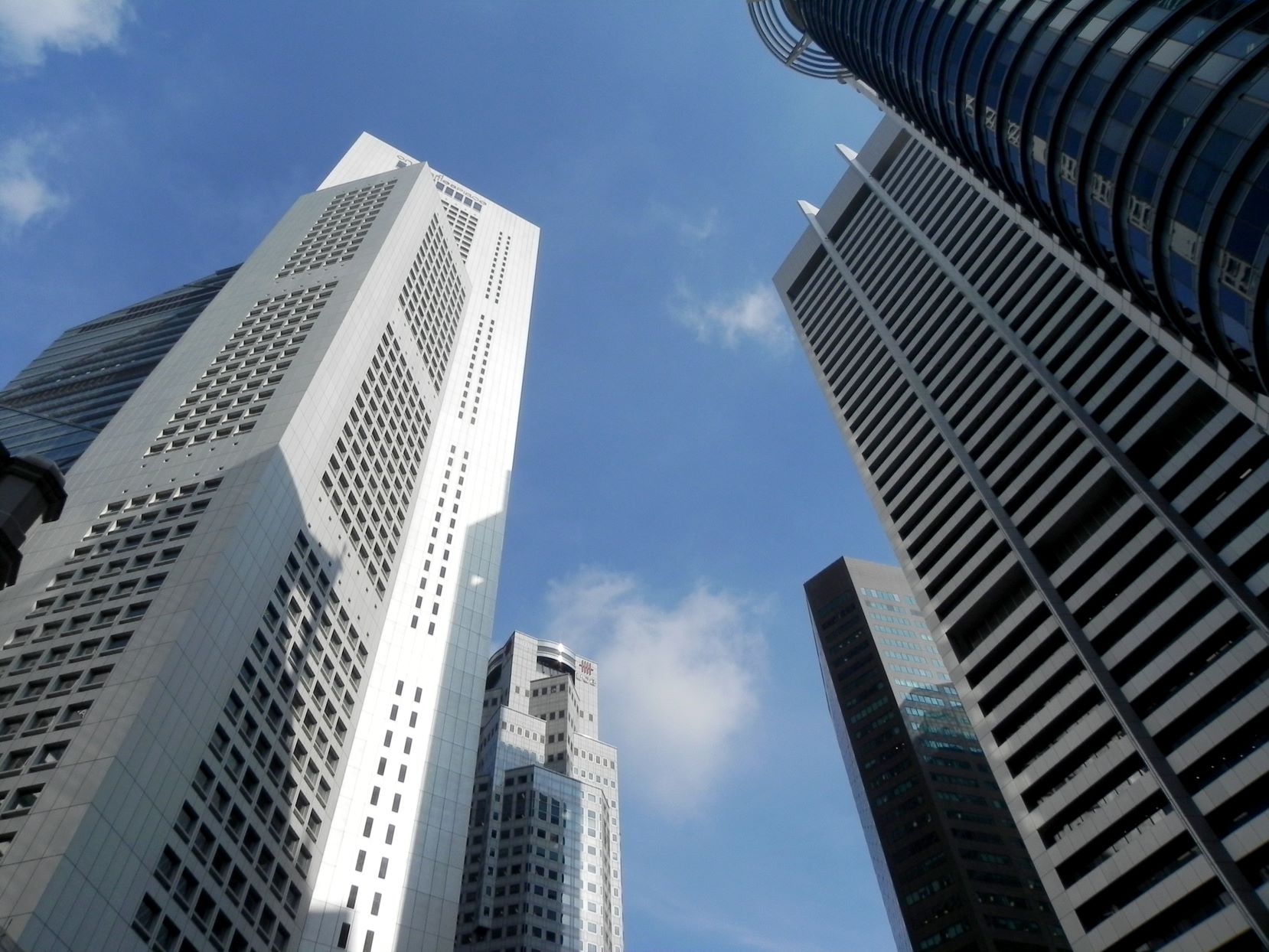 building from below