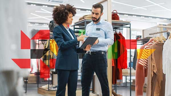 Man and woman at store